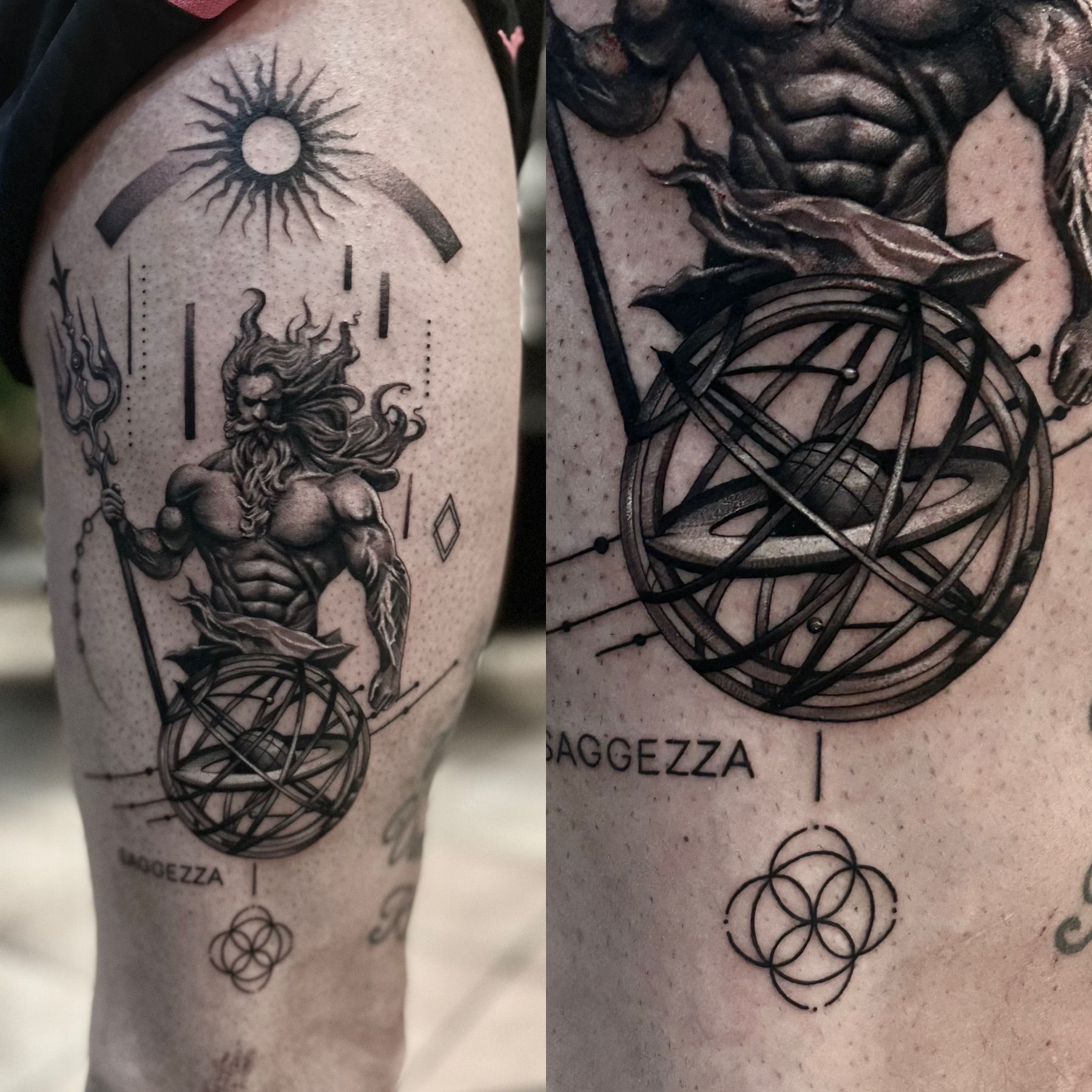 Portfolio Motiv: Poseidon mit Armillarsphäre